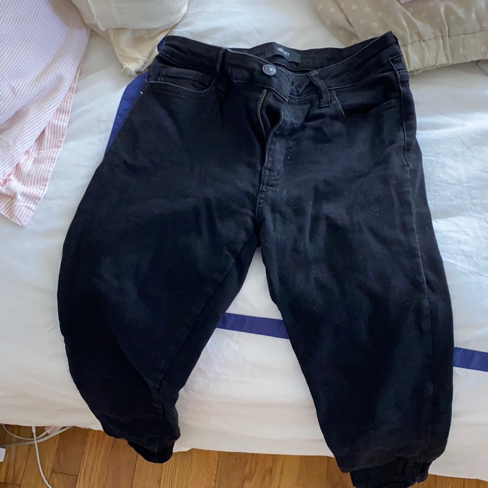 Vervet black skinny jeans